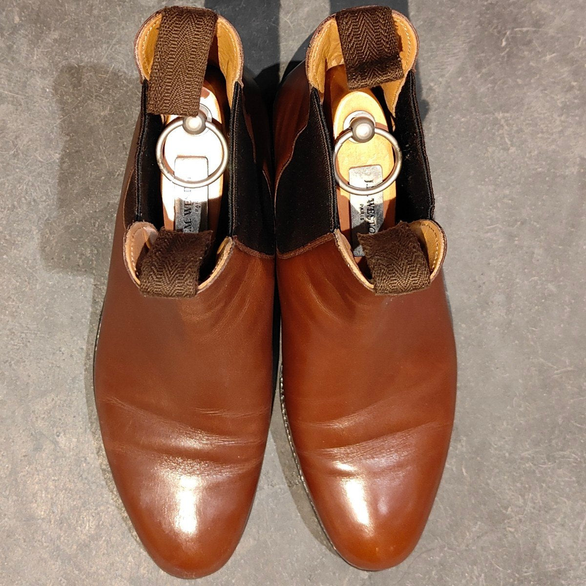 極美品【J.M.WESTON】ジェイエムウエストン 705 チェルシーブーツ タン