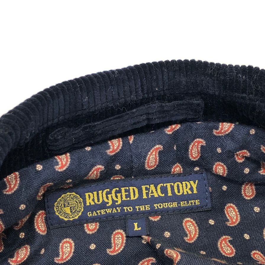 【RUGGED FACTORY】ラギッドファクトリー ノーフォーク ジャケット ブリスベン モス生地 メンズ ネイビー 7613 サイズL