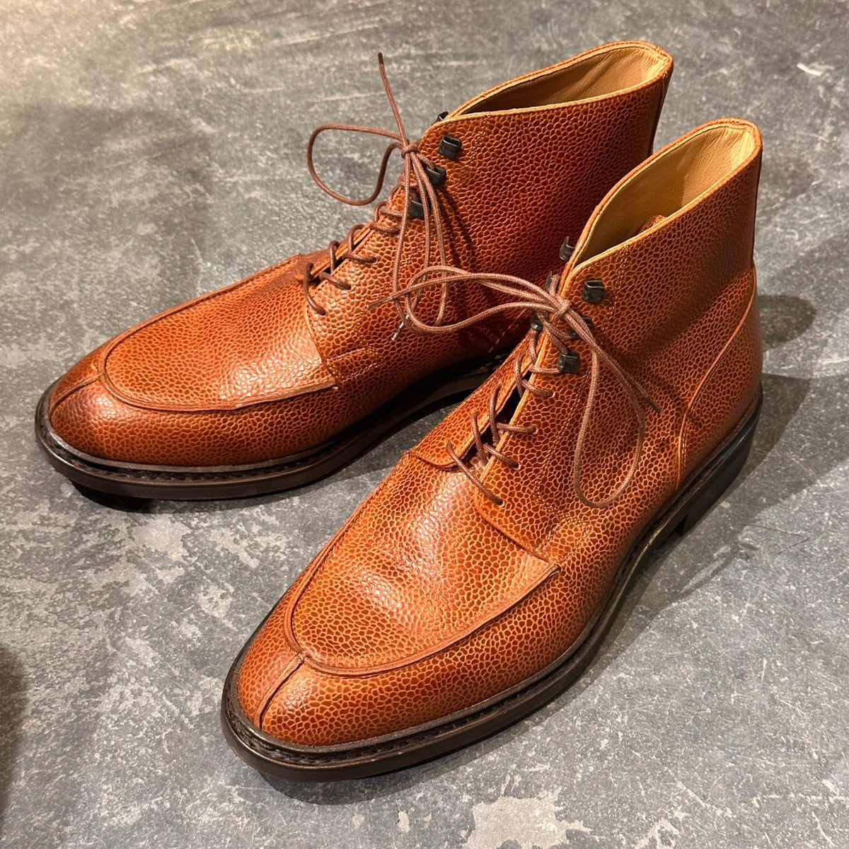 使用数回【PARABOOT】パラブーツ セリニャン Uチップ グレインレザー ブラウン サイズUK6
