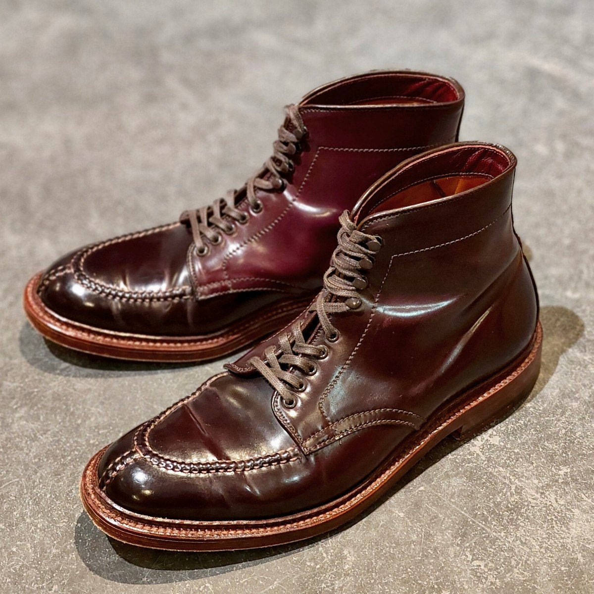 916 極上 オールデン コードバン タンカーブーツ 7D #4540H オールデン タンカーブーツ 4540H 7D 916 極上 オールデン コードバン