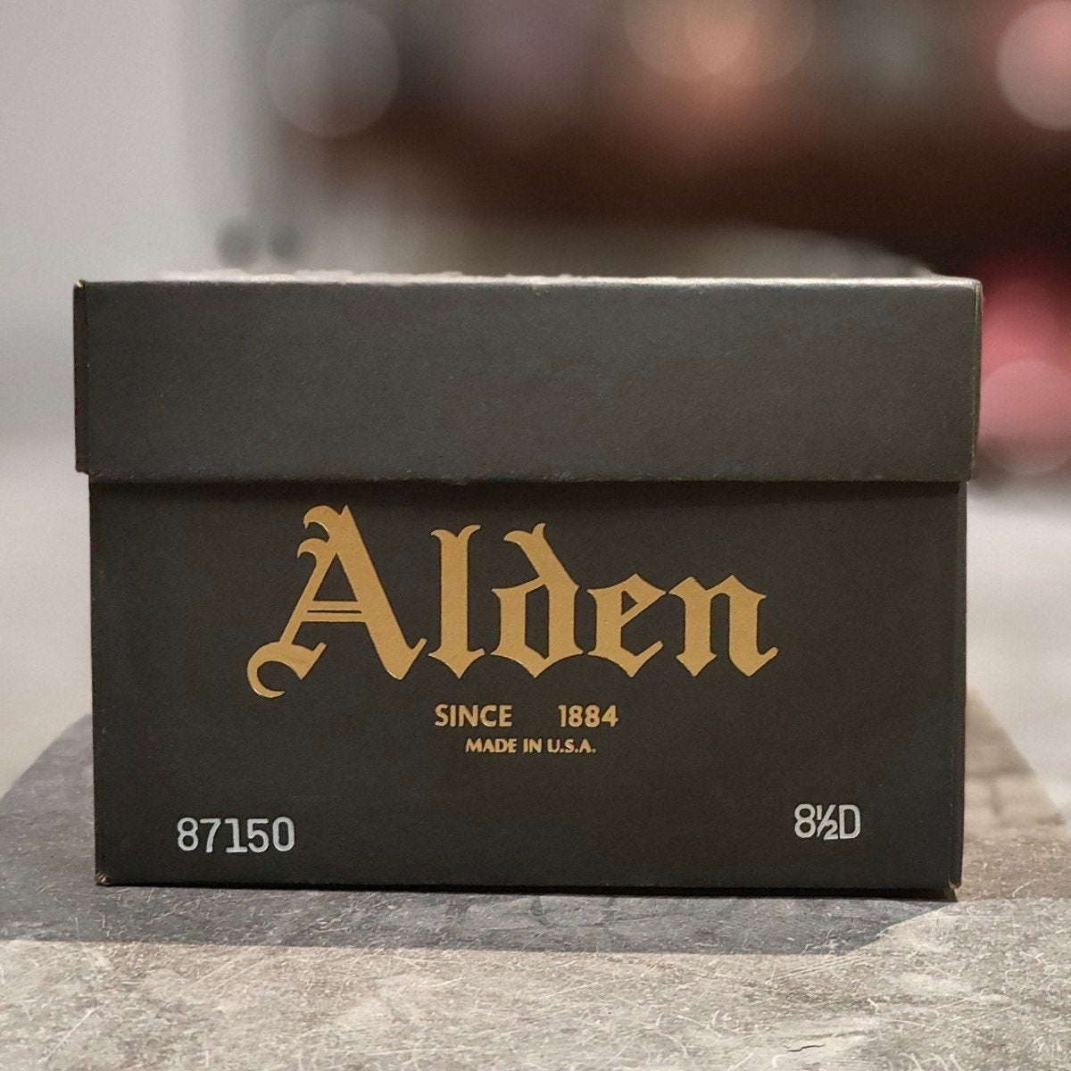 希少 使用数回 【ALDEN】オールデン レザーソウル別注 87150 Vチップコードバン ブラック サイズ US8.5D バリーラスト