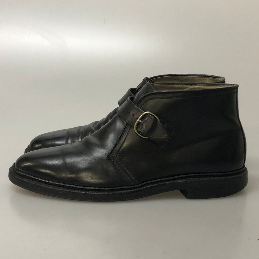 【ALDEN】オールデン コードバン レザー ジョージブーツ シングルモンク 91810 メンズ サイズ8.5E ブラック