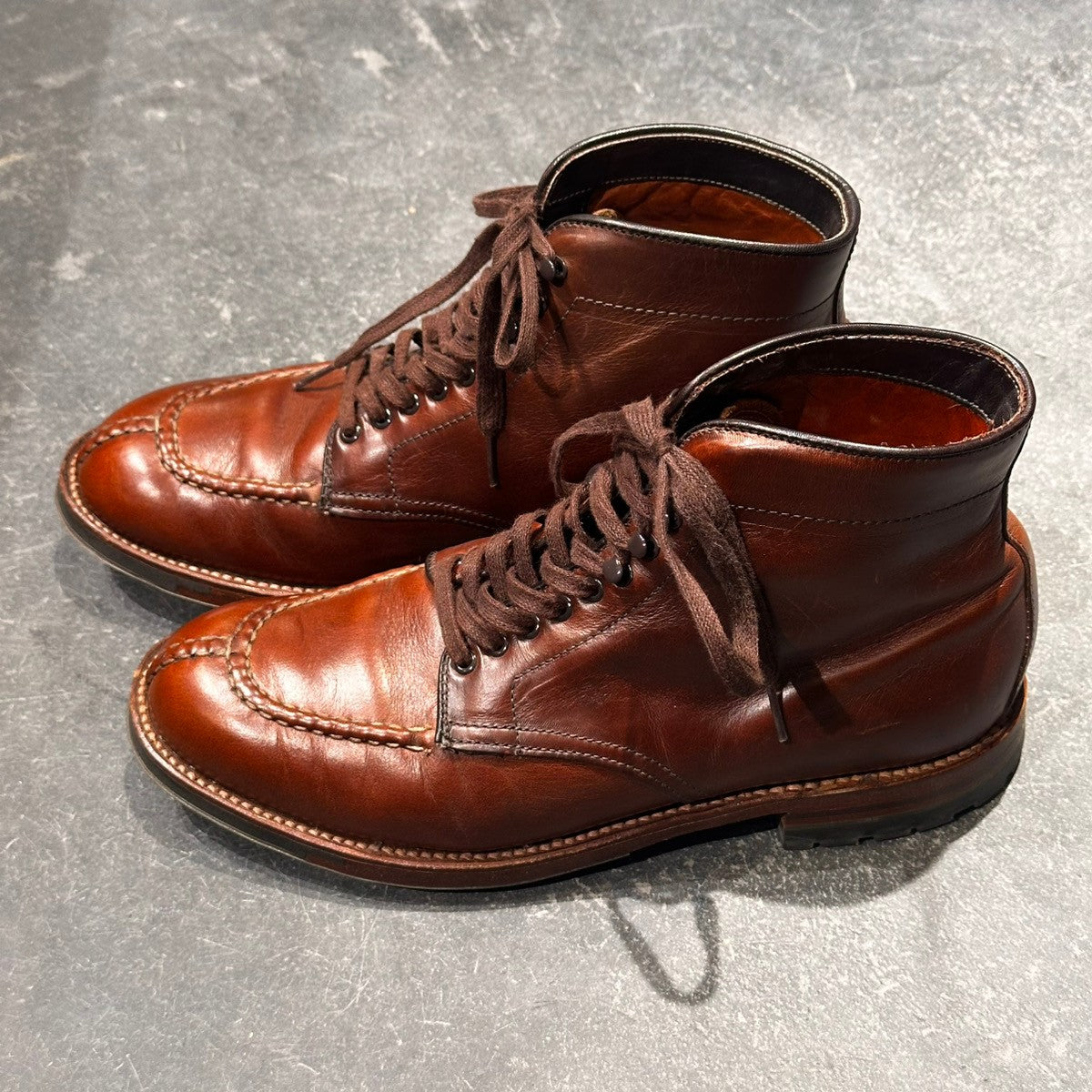 【ALDEN】オールデン D6918HC クロムエクセル タンカーブーツ NST カーフ ブラウン サイズUS6D トゥルーバランスラスト