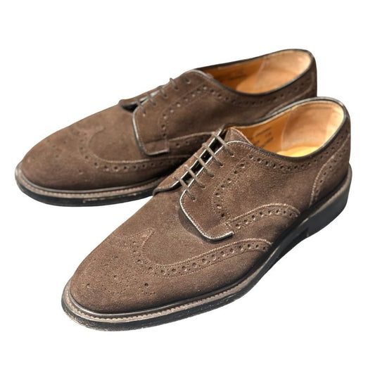 【JOSEPH CHEANEY】ジョセフ チーニー  ビジネスシューズ スエード ブラウン（茶系） サイズ 7.5 ラスト