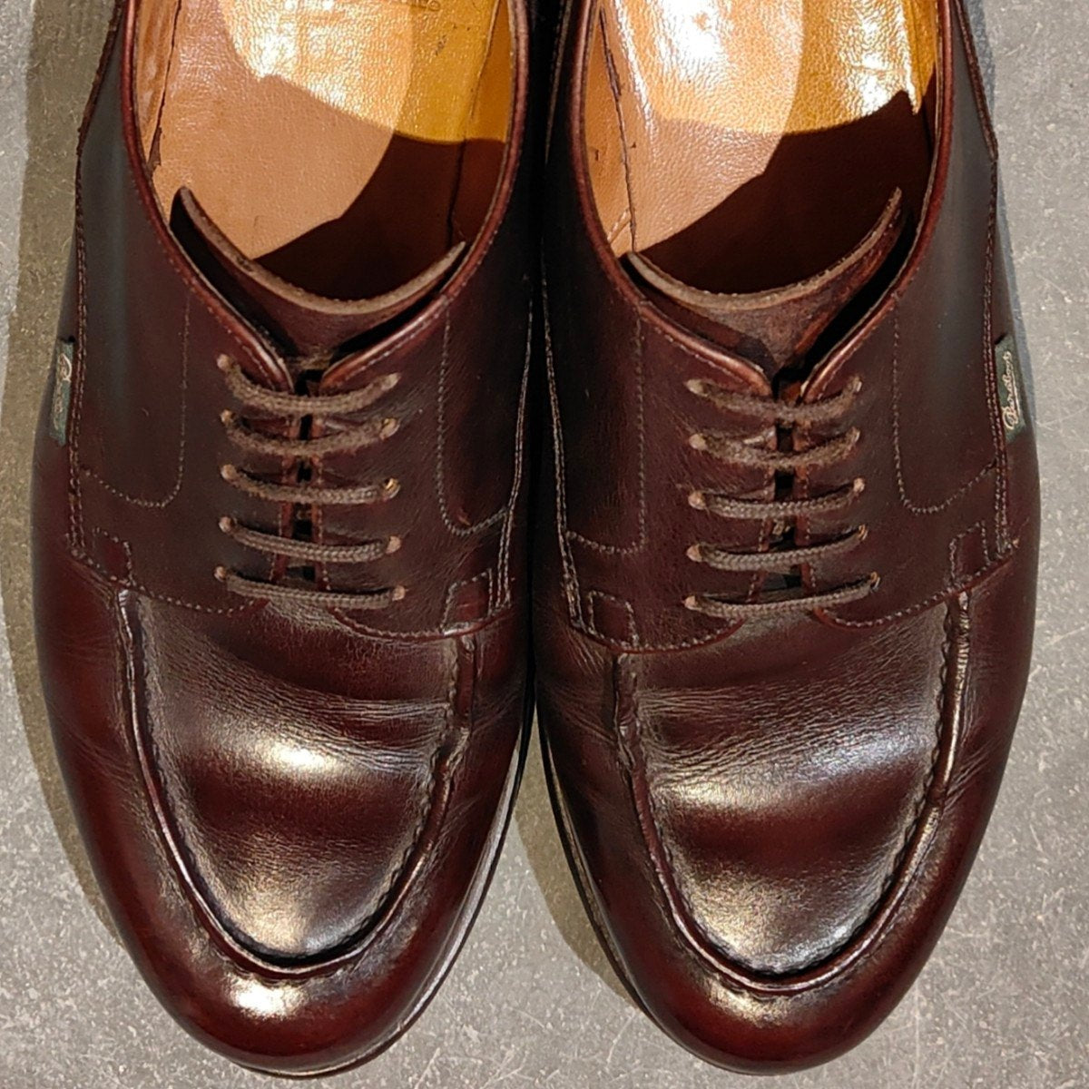 【Paraboot】パラブーツ シャンボード Uチップ リスレザー カフェ サイズ UK8 参考定価￥96,800-