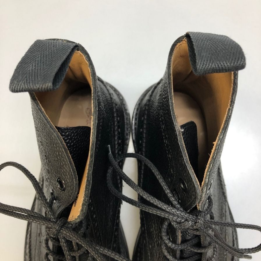 【Tricker's】トリッカーズ S634 ブーツ カーフレザー ブラック（黒） サイズ 7ハーフ ラスト