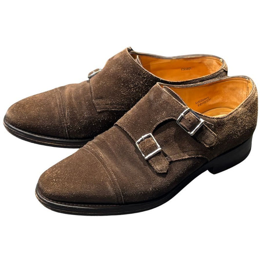 【JOHN LOBB】ジョンロブ  ビジネスシューズ スエード ブラウン（茶系） サイズ 6E ラスト