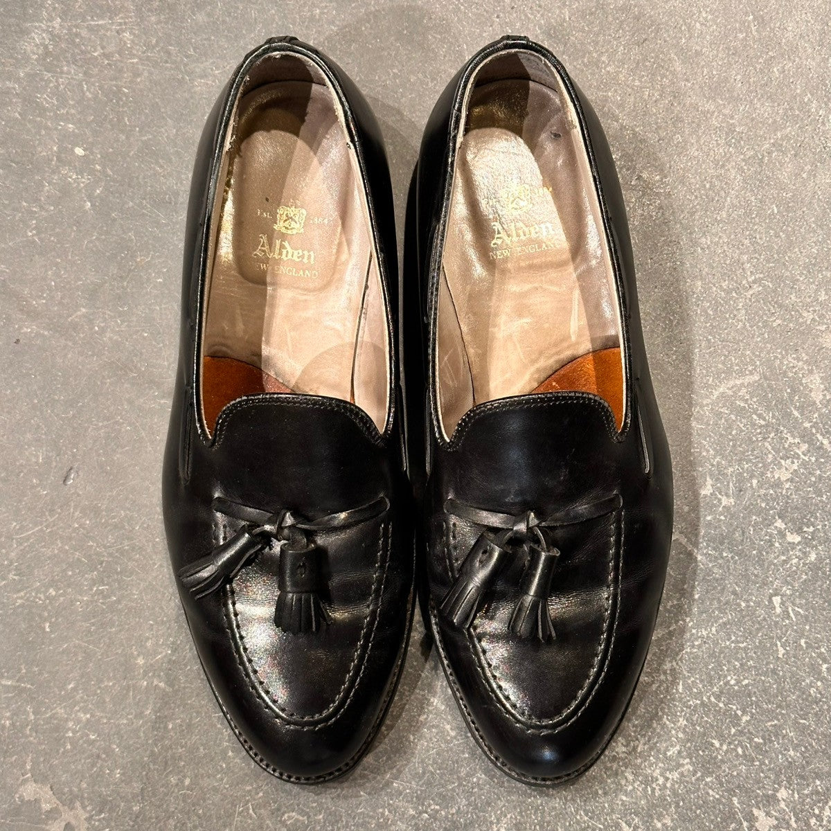 【Alden】オールデン 660 タッセルローファー カーフ ブラック サイズUS8.5EEE アバディーンラスト