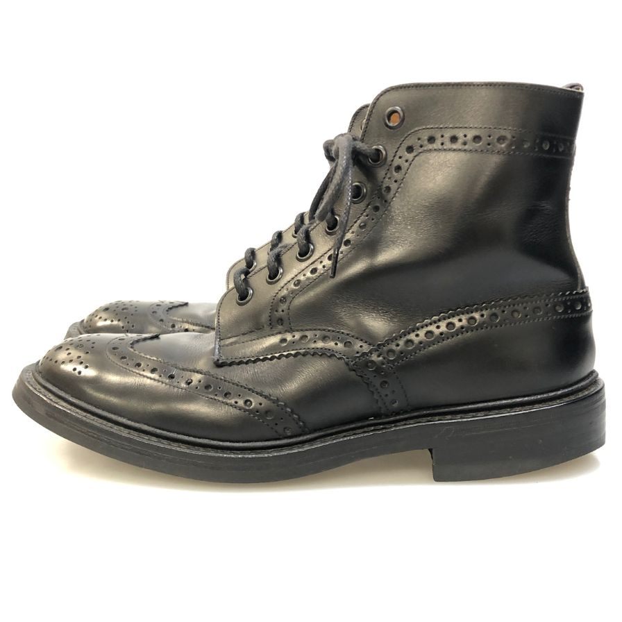 【Tricker's】トリッカーズ M2508 ブーツ カーフ ブラック メンズ サイズ7.5