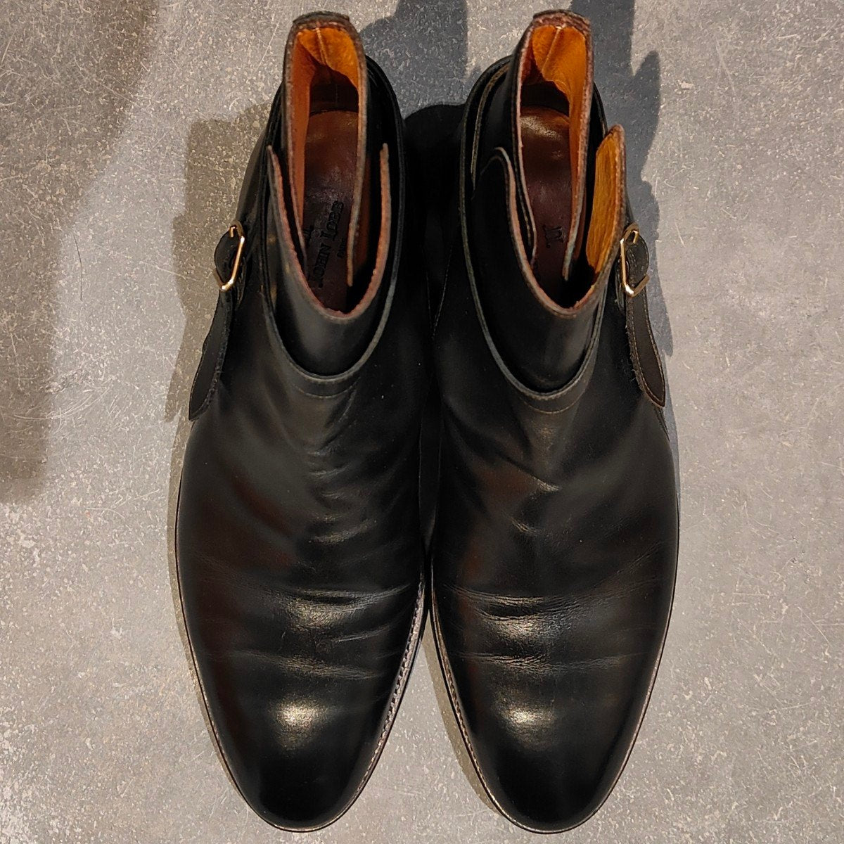 希少 美品【JOHNLOBB】ジョンロブ JODHPUR ジョッパーブーツ カーフ ブラック サイズ UK8E 236ラスト