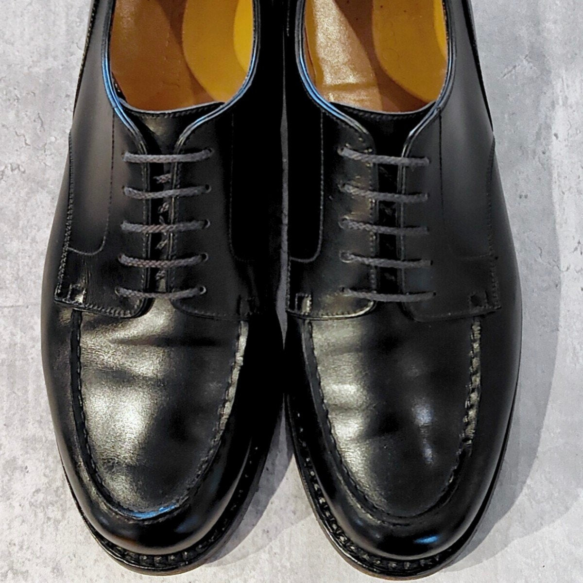 美品 【J.M.WESTON】ジェイエムウエストン 641 ゴルフ Uチップ ボックスカーフ ブラック サイズ UK7C 31ラスト 参考定価￥187,000-