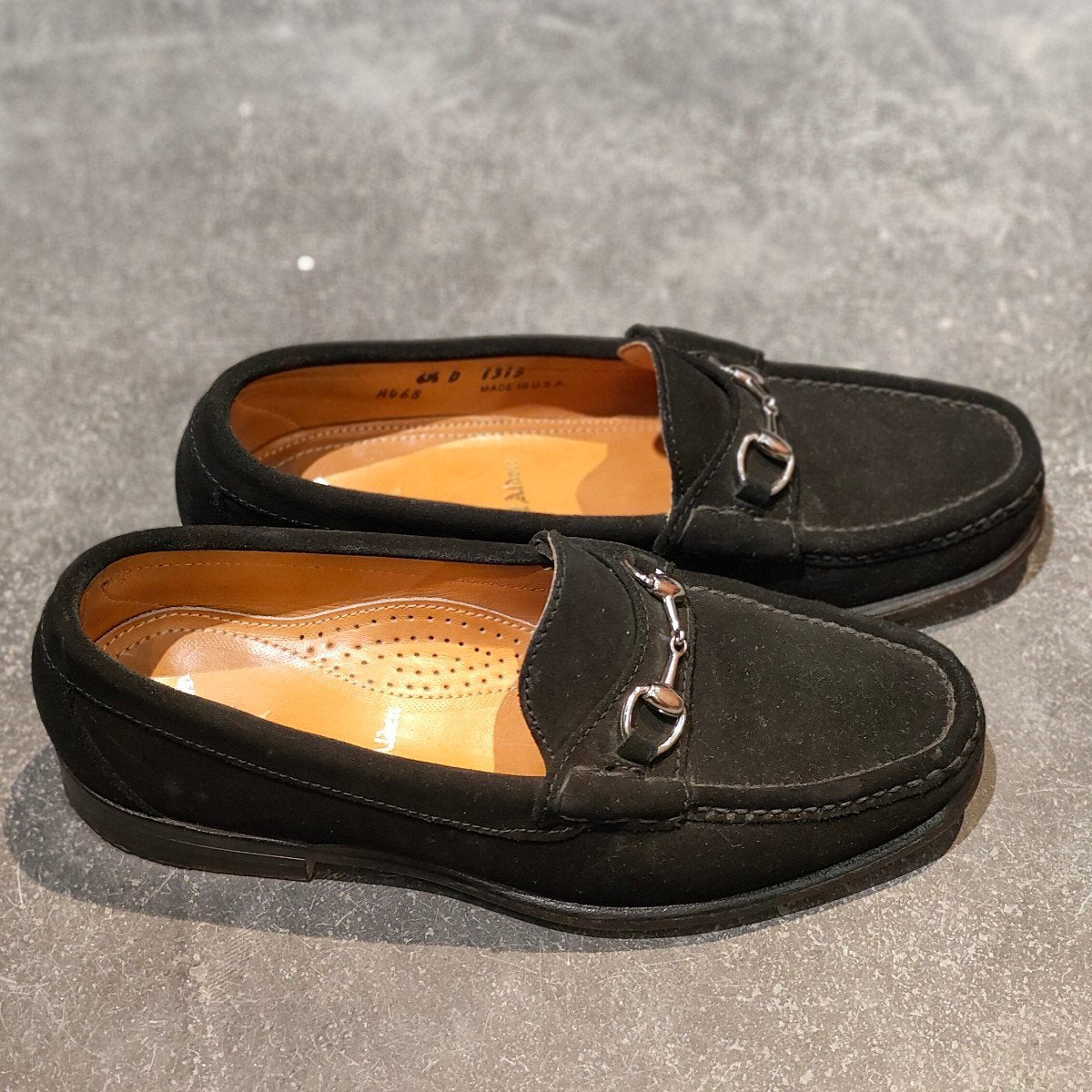 希少【ALDEN】オールデン 1315 ビットローファー cape cod collection スエード ブラック サイズUS6.5D