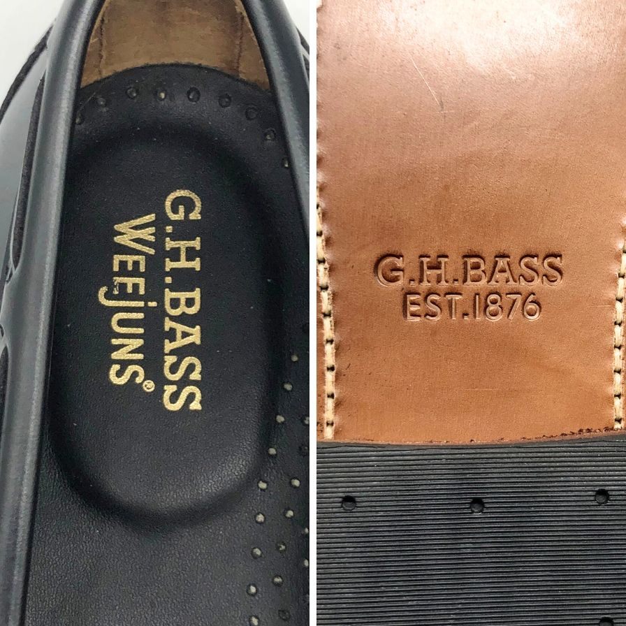 新品未使用 【G.H.Bass&Co. 】 ジーエイチバス 11015H ラーキン タッセルローファー ハイシャインレザー ブラック サイズ US6.5 定価￥39,600-