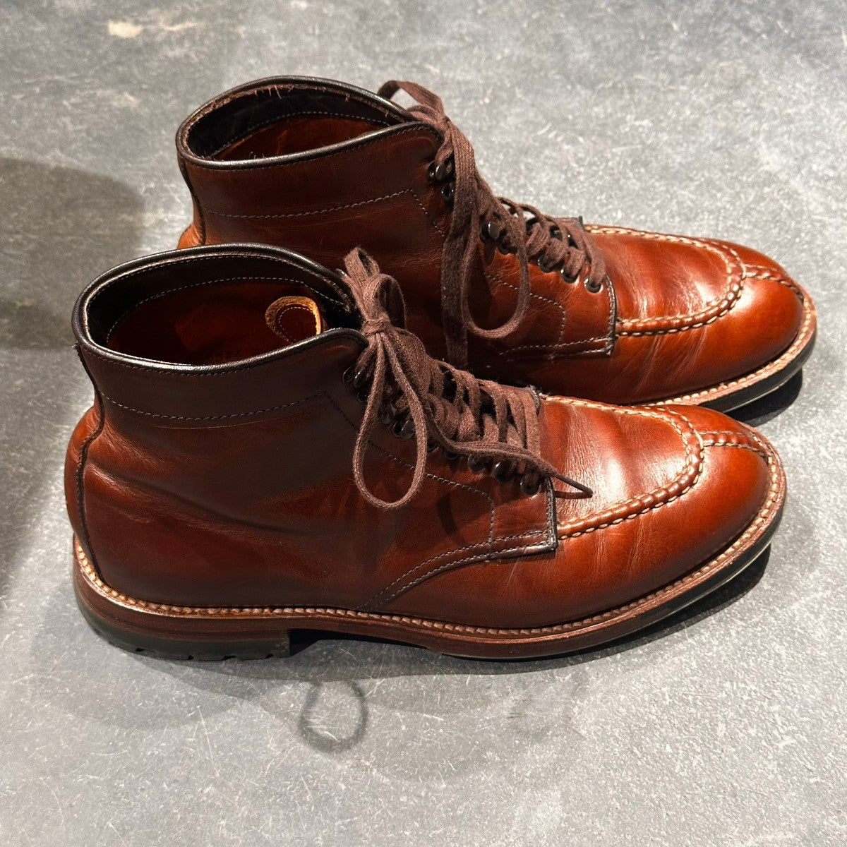 【ALDEN】オールデン D6918HC クロムエクセル タンカーブーツ NST カーフ ブラウン サイズUS6D トゥルーバランスラスト