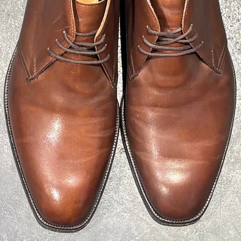 【CROCKETT&JONES】クロケット＆ジョーンズ チャッカブーツ ウーバン カーフ ブラウン サイズUK8.5E