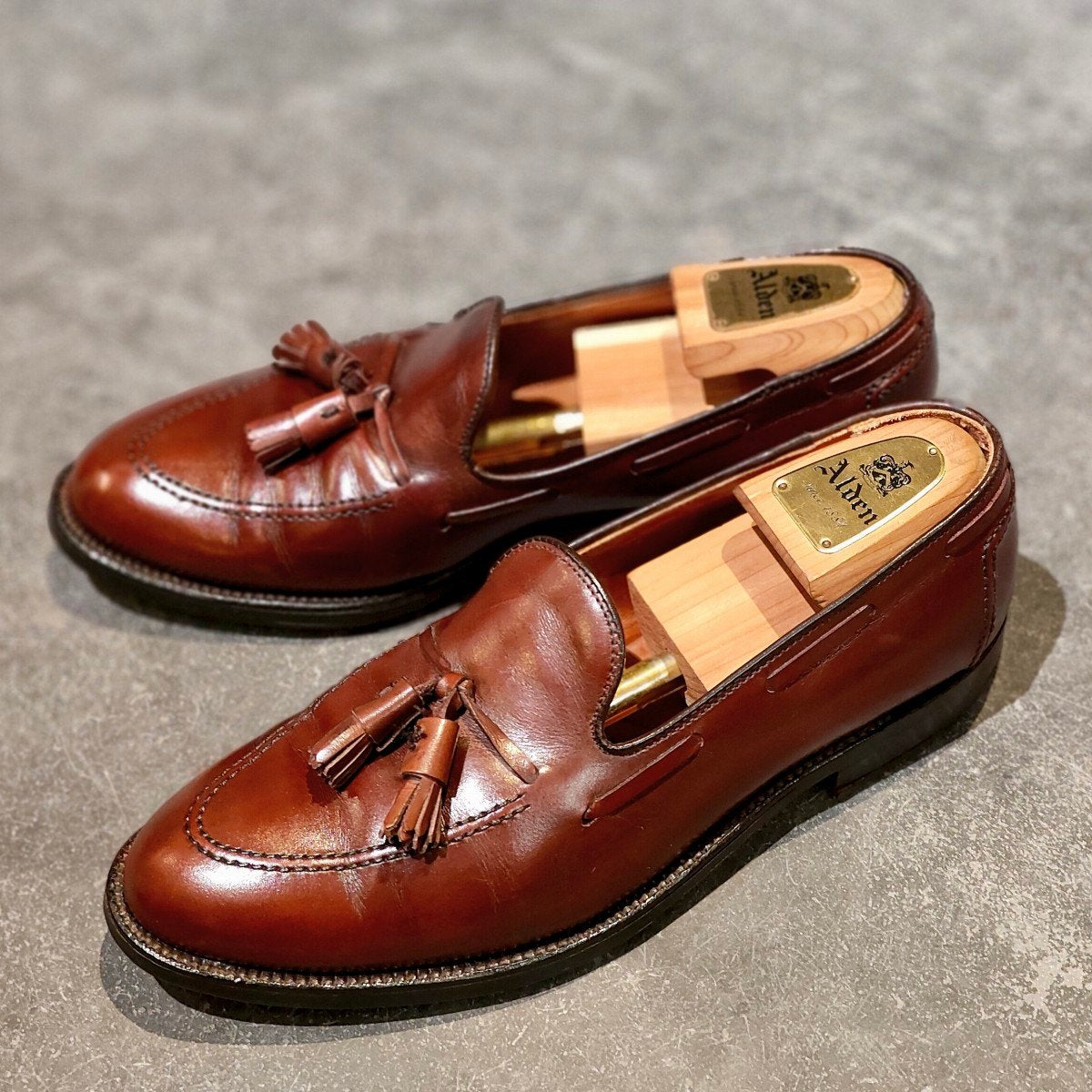 希少 美品【ALDEN】オールデン 01922 ブルックスブラザーズ タッセルローファ カーフ ブラウン サイズUS9.5D アバディーンラスト