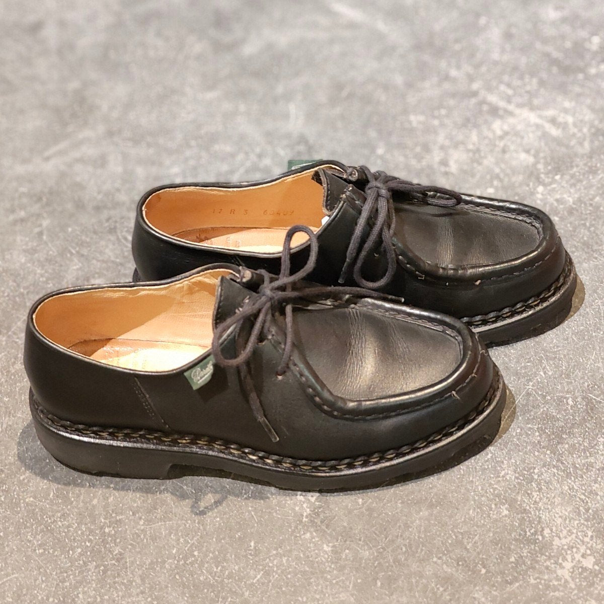 美品【Paraboot】パラブーツ ミカエル チロリアン リスレザー ブラック レディース サイズUK3