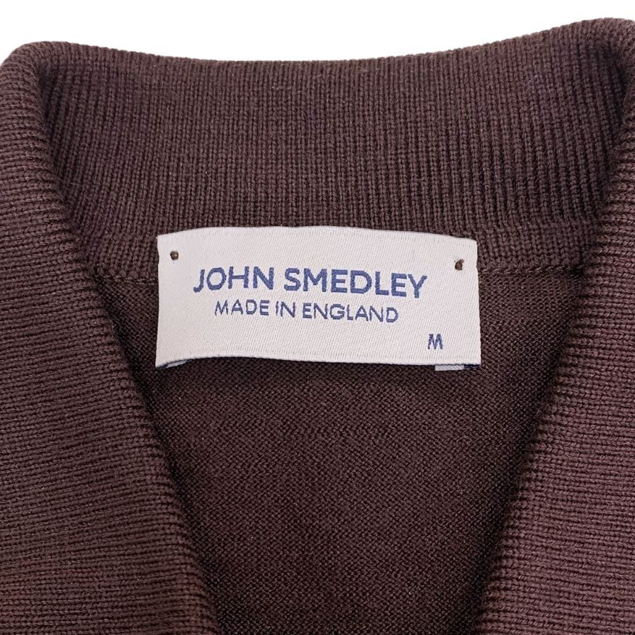 【JOHN SMEDLEY】ジョンスメドレー 長袖ニットポロシャツ  サイズ