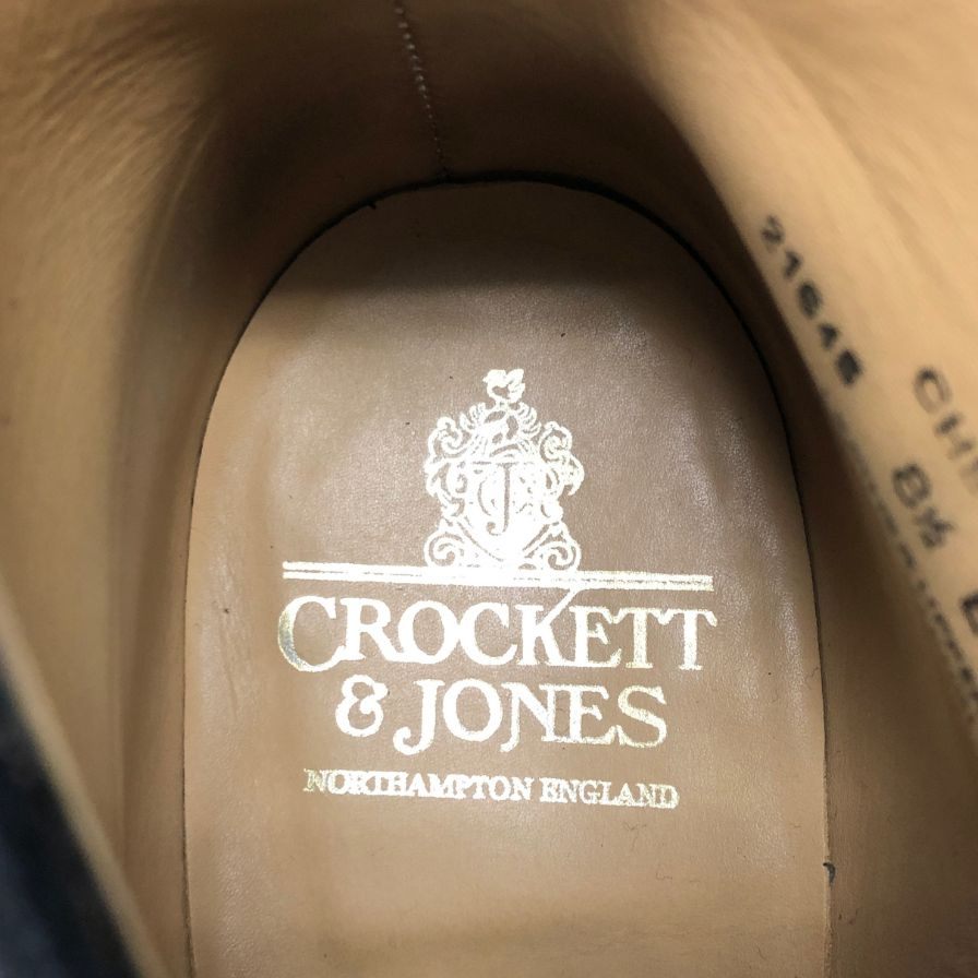 【CROCKETT&JONES】クロケット&ジョーンズ  ブーツ スエード ブラック（黒） サイズ 8.5 ラスト