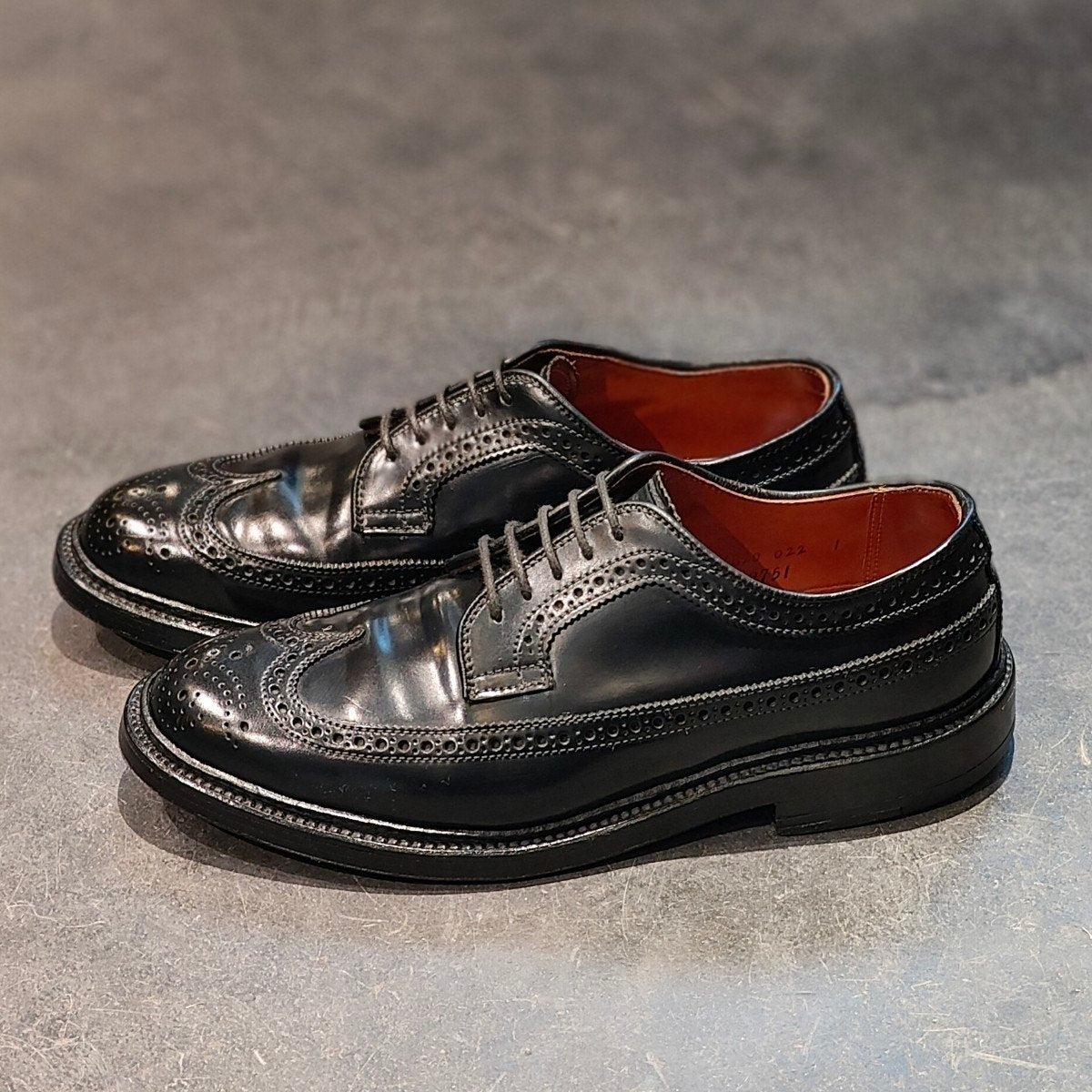 極美品【ALDEN】オールデン 9751 LWB コードバン ブラック サイズ US6.5D バリーラスト 参考定価￥214,500-