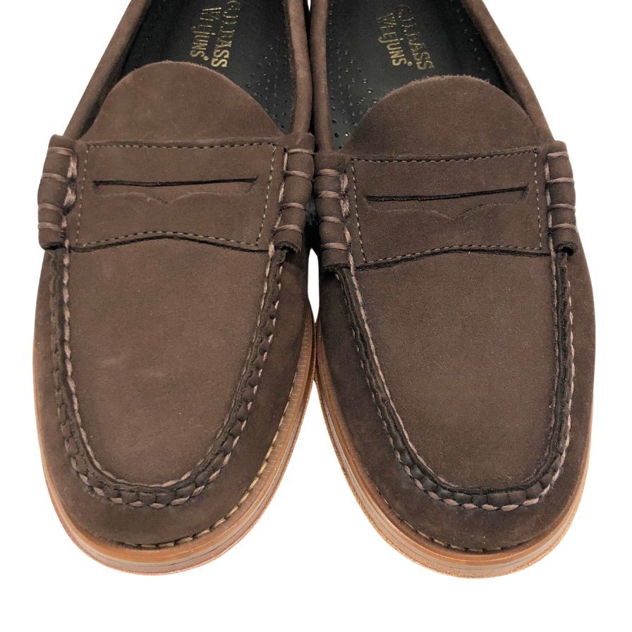 新品未使用 【G.H.Bass&Co. 】 ジーエイチバス 11082 ラーソン ローファー ヌバック ブラウン サイズ US7.5