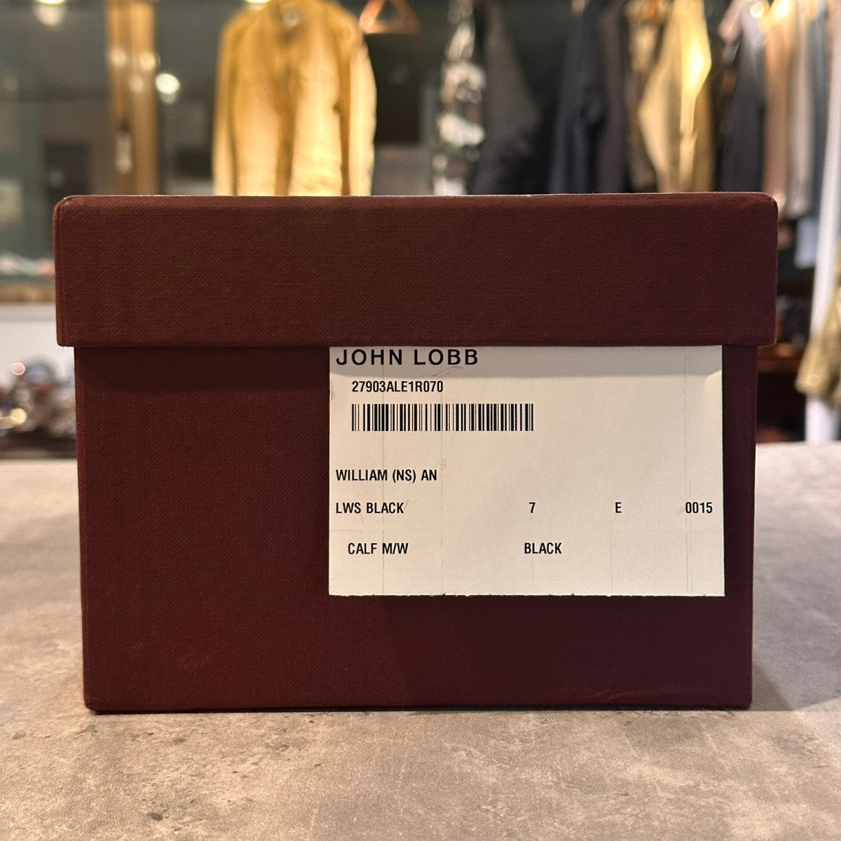 【オンライン限定】未使用品【JOHN LOBB】ジョンロブ ウィリアム ダブルモンク カーフ ブラック サイズUK7