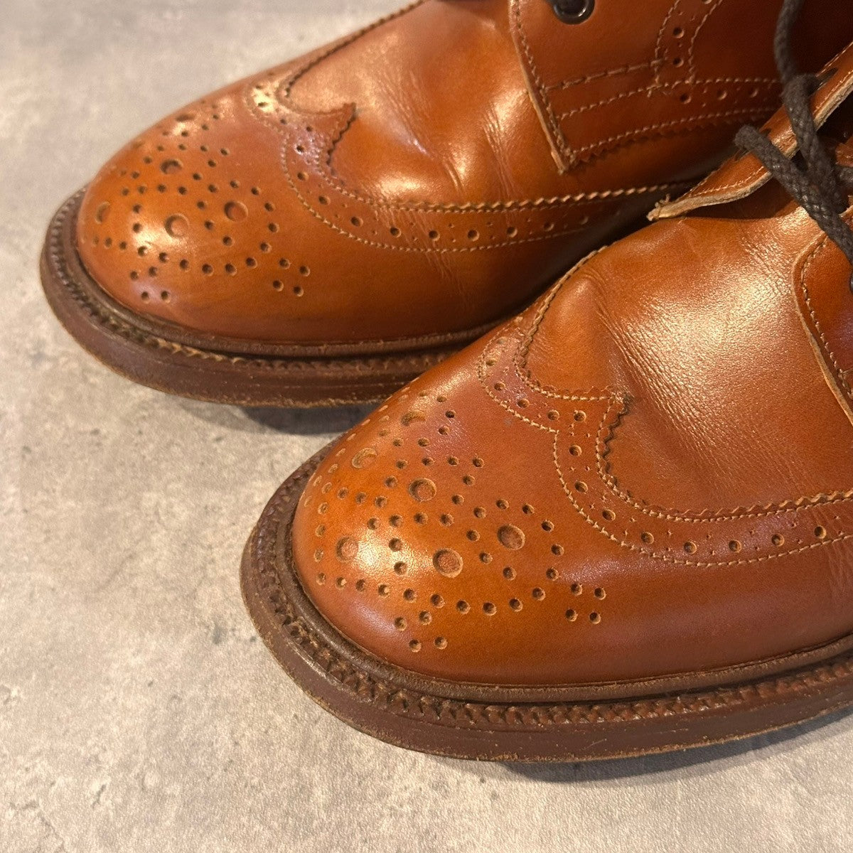 【Tricker’s】トリッカーズ L5411 カントリーブーツ カーフ マロン サイズUK6