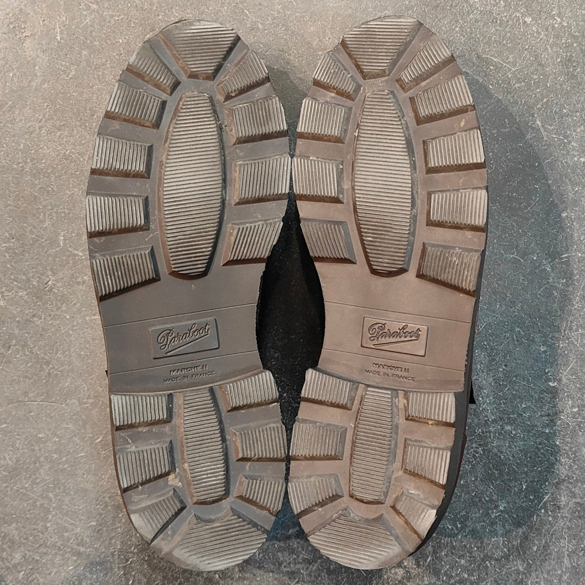 使用数回【Paraboot】パラブーツ ランス コインローファー リスレザー カフェ サイズUK7.5 定価￥94,600-