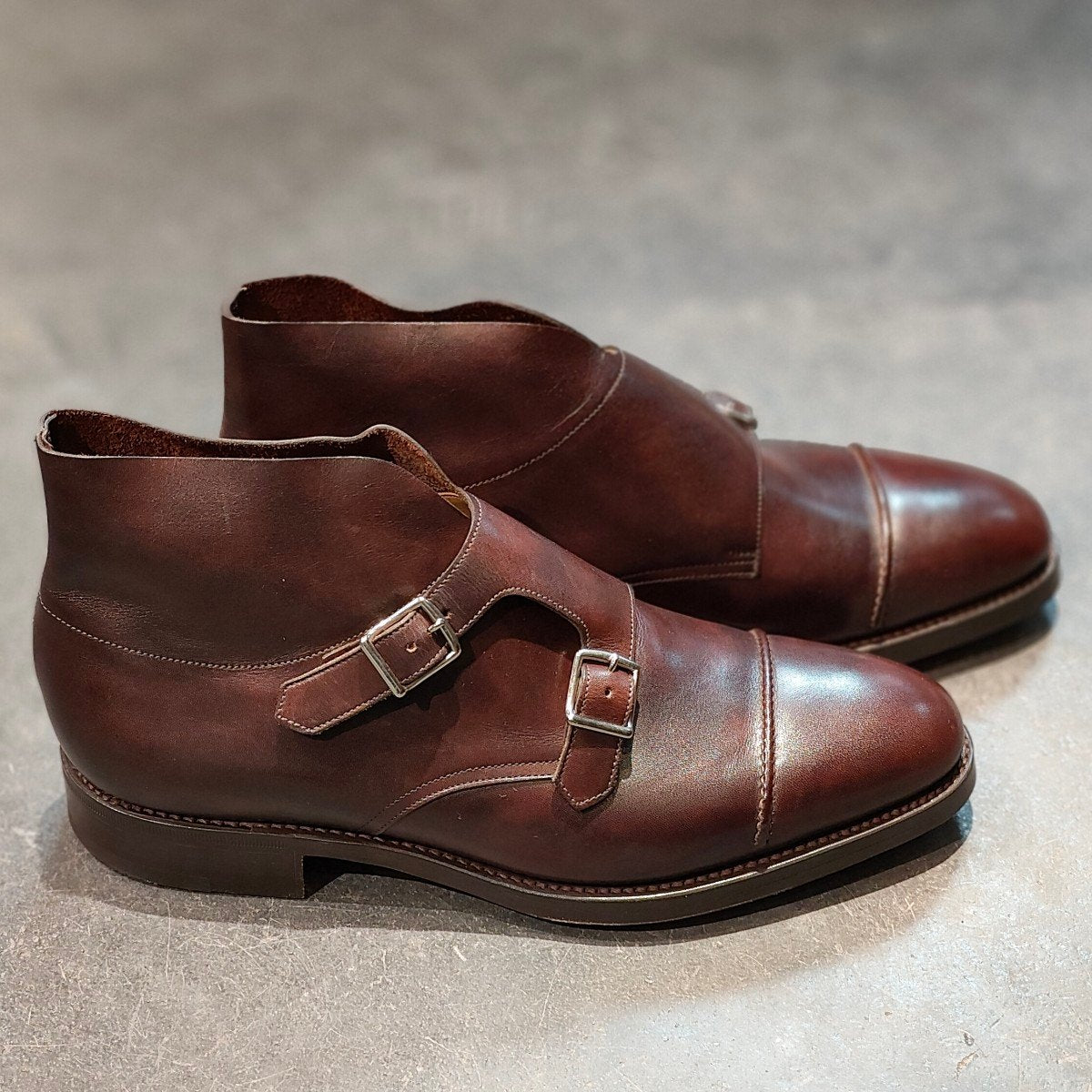 試着程度【JOHN LOBB】ジョンロブ ウィリアム2 ブーツ ミスティカーフ ダークブラウン サイズUK6.5E 9795Rラスト