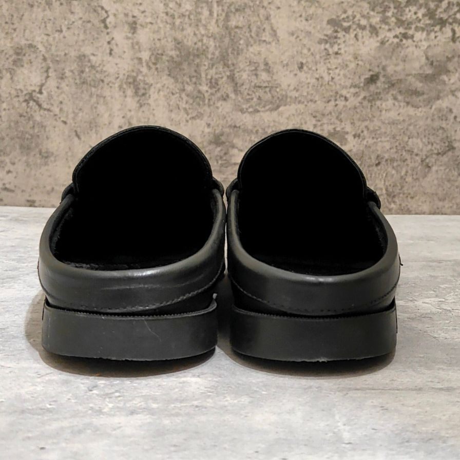 【Paraboot】パラブーツ スリッポン バハマ MORS ホースビット カーフ ブラック サイズUK7 メンズ
