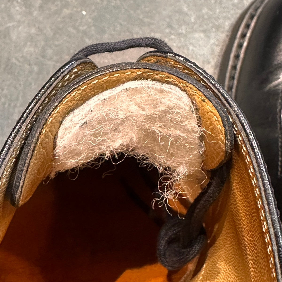 【Paraboot】パラブーツ アヴィニョン Uチップ カーフ リスレザー ブラック サイズUK7.5