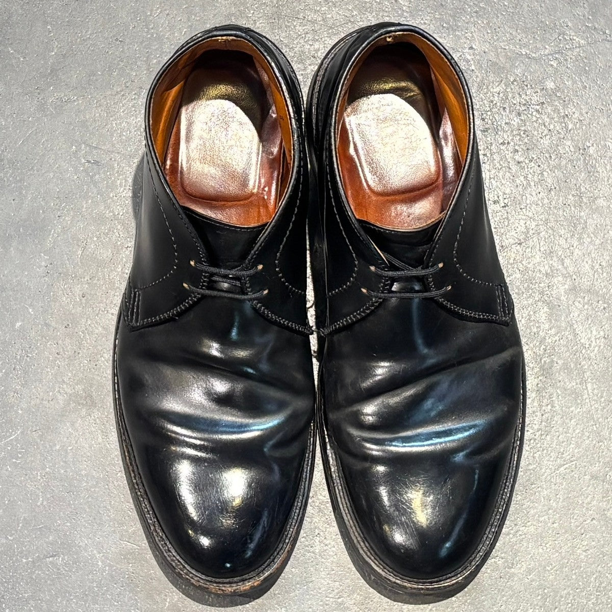 【ALDEN】オールデン チャッカブーツ 1340 コードバン ブラック サイズUS8.5D バリーラスト 参考定価 ￥216,700-