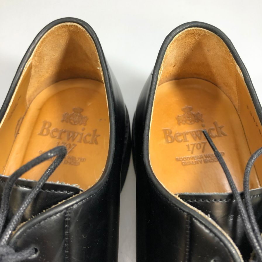 Berwick】バーウィック 4406 レザーシューズ プレーントゥ レザー