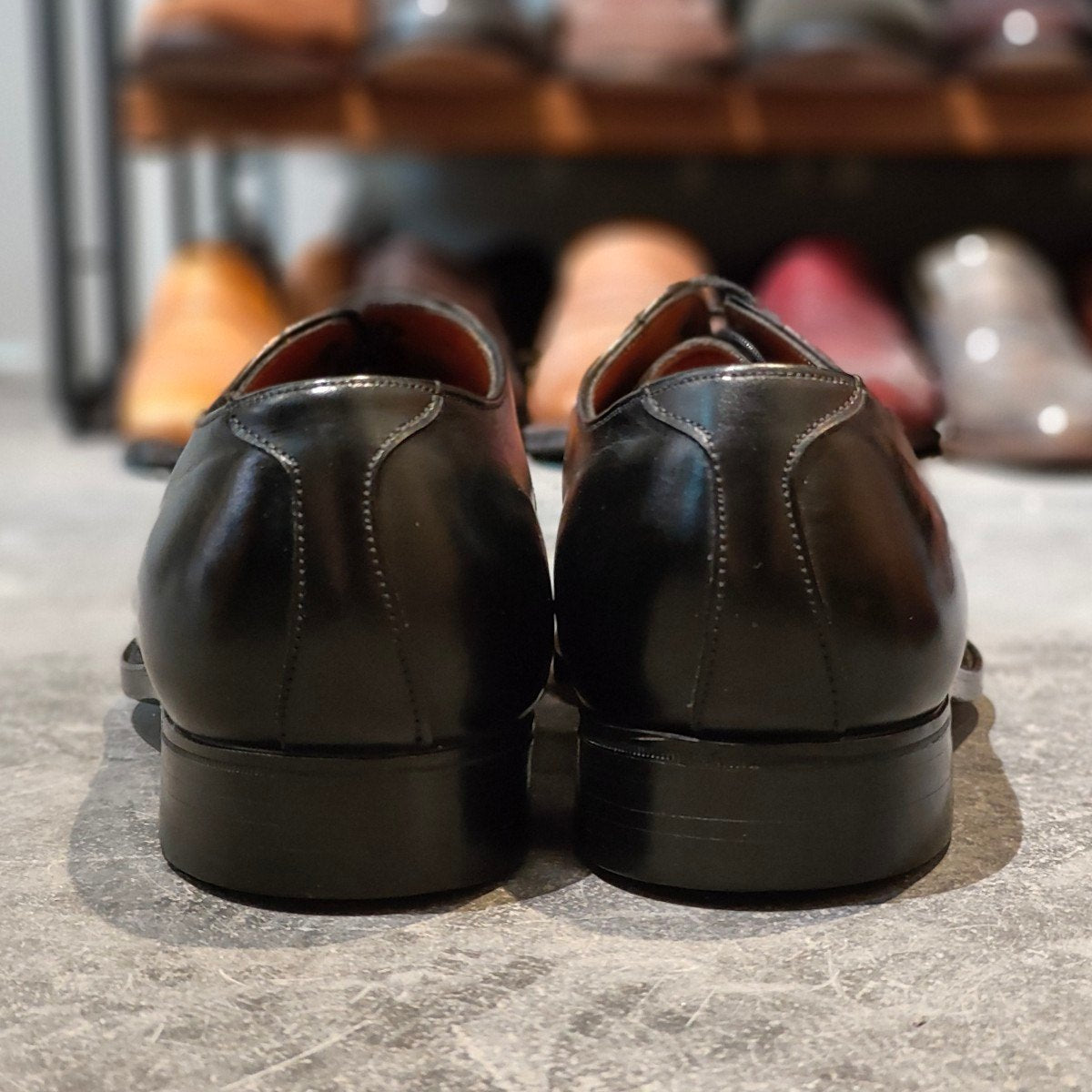 ☆送料無料☆英国製☆旧ロゴ クロケットジョーンズ☆Hoy UK6/G 希少 試着程度【CROCKETT&JONES】クロケット&ジョーンズ 旧ロゴ