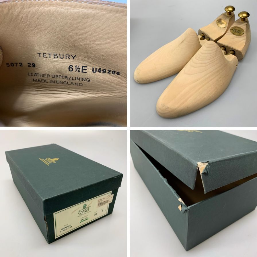 【Crockett & Jones】クロケット&ジョーンズ  ブーツ スエード ブラウン（茶系） サイズ 6.5E ラスト