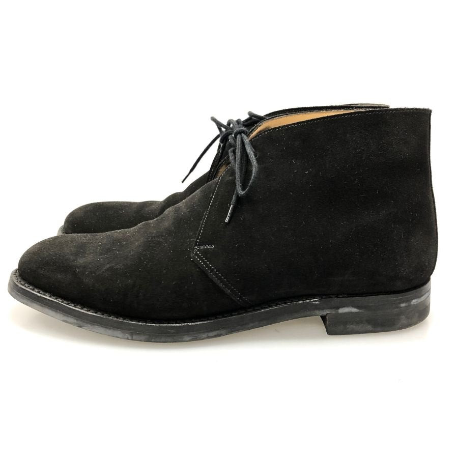 CROCKETT&JONES】クロケット&ジョーンズ ブーツ スエード ブラック（黒