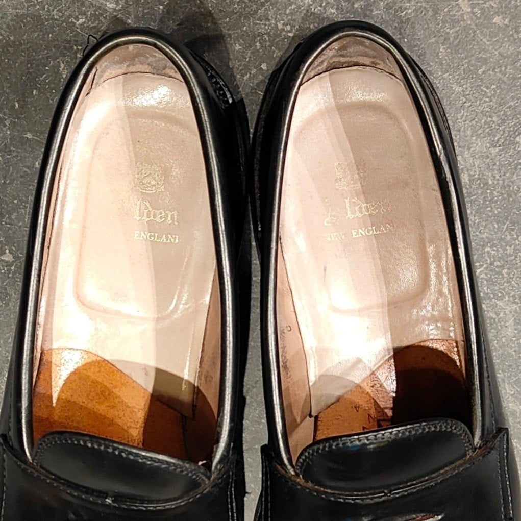美品 【ALDEN】オールデン 987 ペニーローファー コードバン ブラック サイズ US8.5C バンラスト