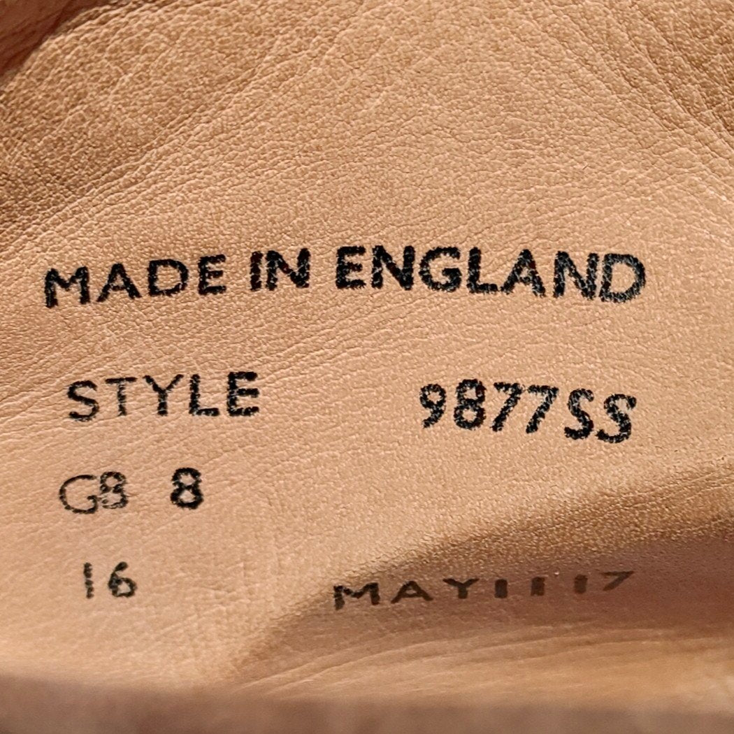 【SANDERS】サンダース ブリュット チャッカブーツ 9877SS  スエード ブラウン サイズUK8