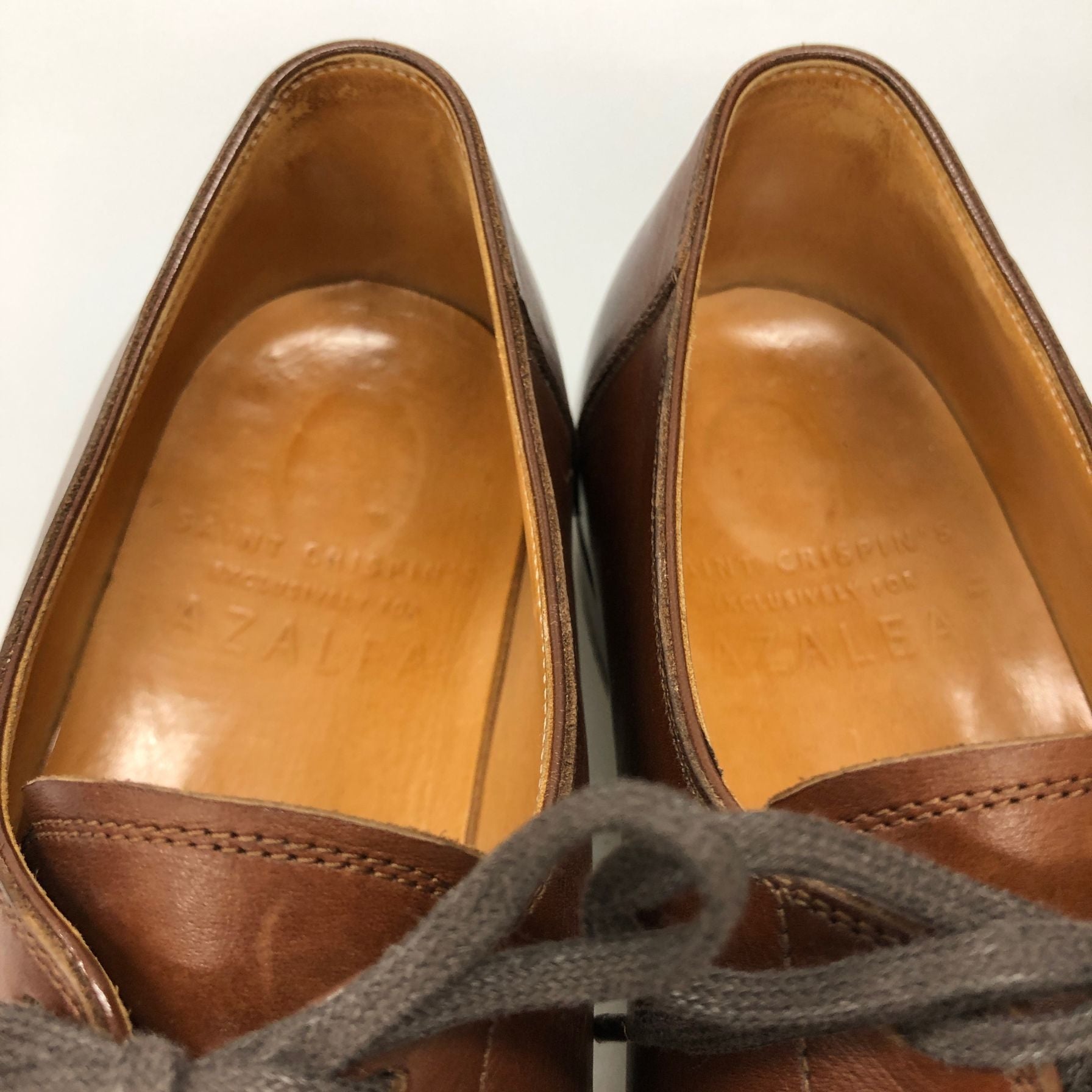 Saint Crispin's】サンクリスピン ビジネスシューズ カーフ ブラウン