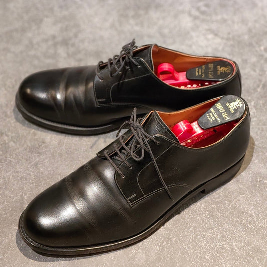 【SCOTCH GRAIN】スコッチグレイン HA-0554 プレーントゥ カーフ ブラック サイズ26cm