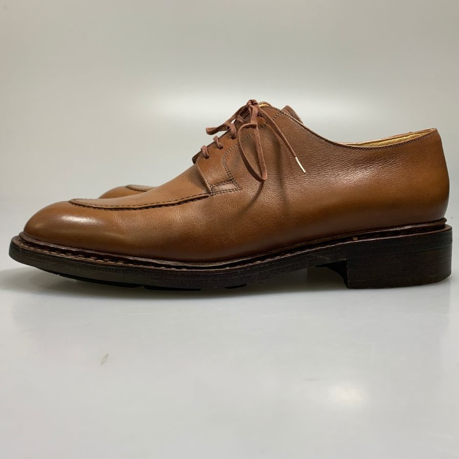 PARABOOT】パラブーツ レザーシューズ Uチップ ルソー マロン メンズ