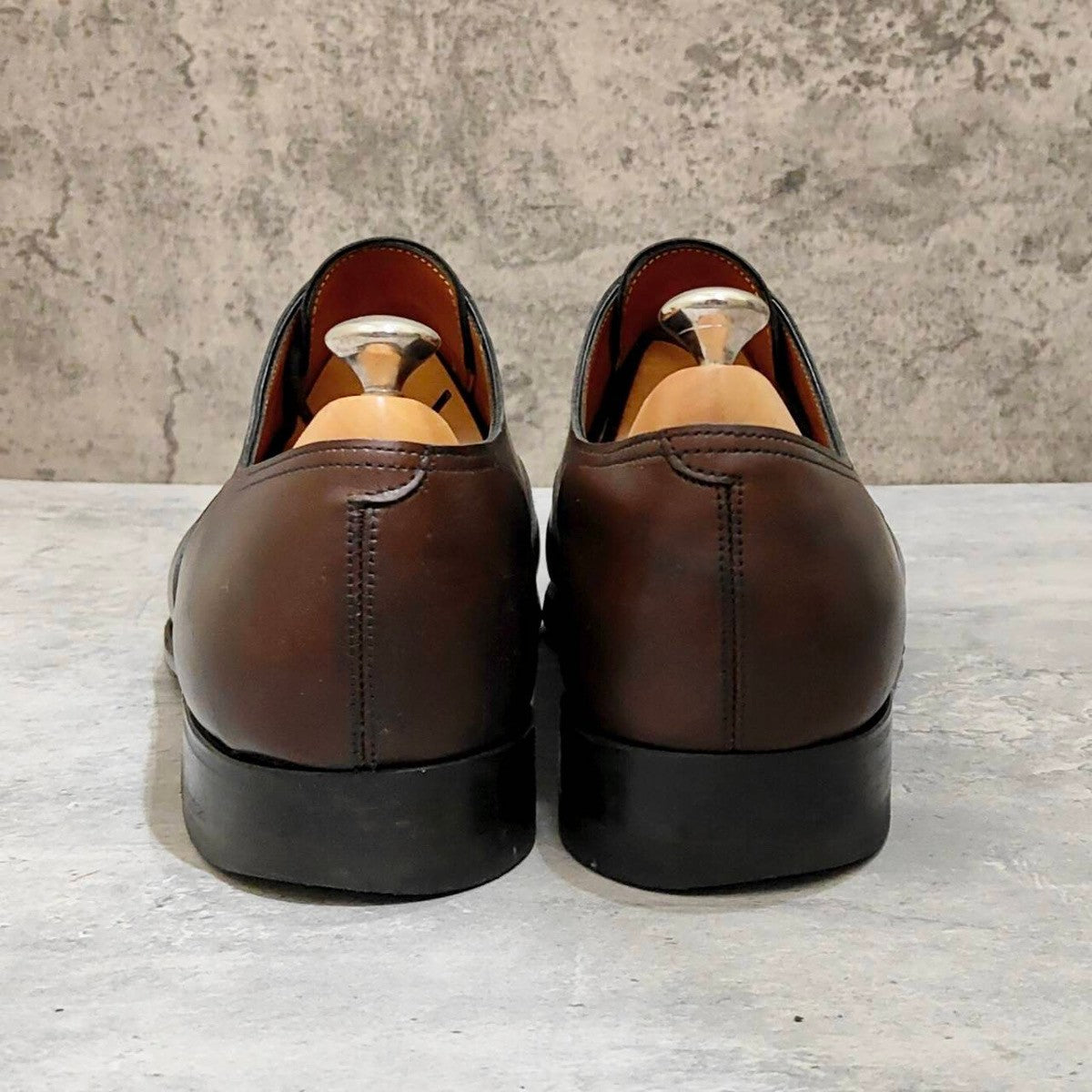 【JOHN LOBB】ジョンロブ シティ2 ストレートチップ Rスタンプ カーフ ブラウン サイズUK11.5E 7000ラスト