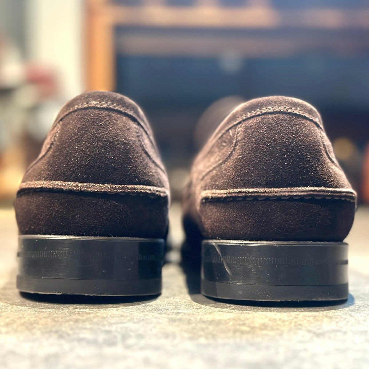 未使用級 サルヴァトーレ フェラガモ ローファー スエード Salvatore Ferragamo（スエード ・ ローファー/革靴）のフリマ