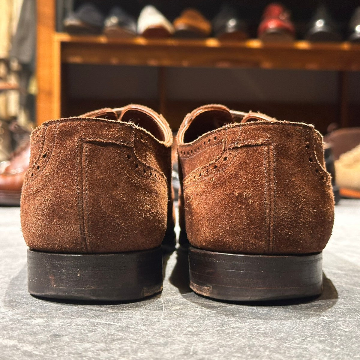 【Crockett&Jones】クロケット&ジョーンズ アルバニー アデレード スエード ブラウン サイズUK8D 395ラスト