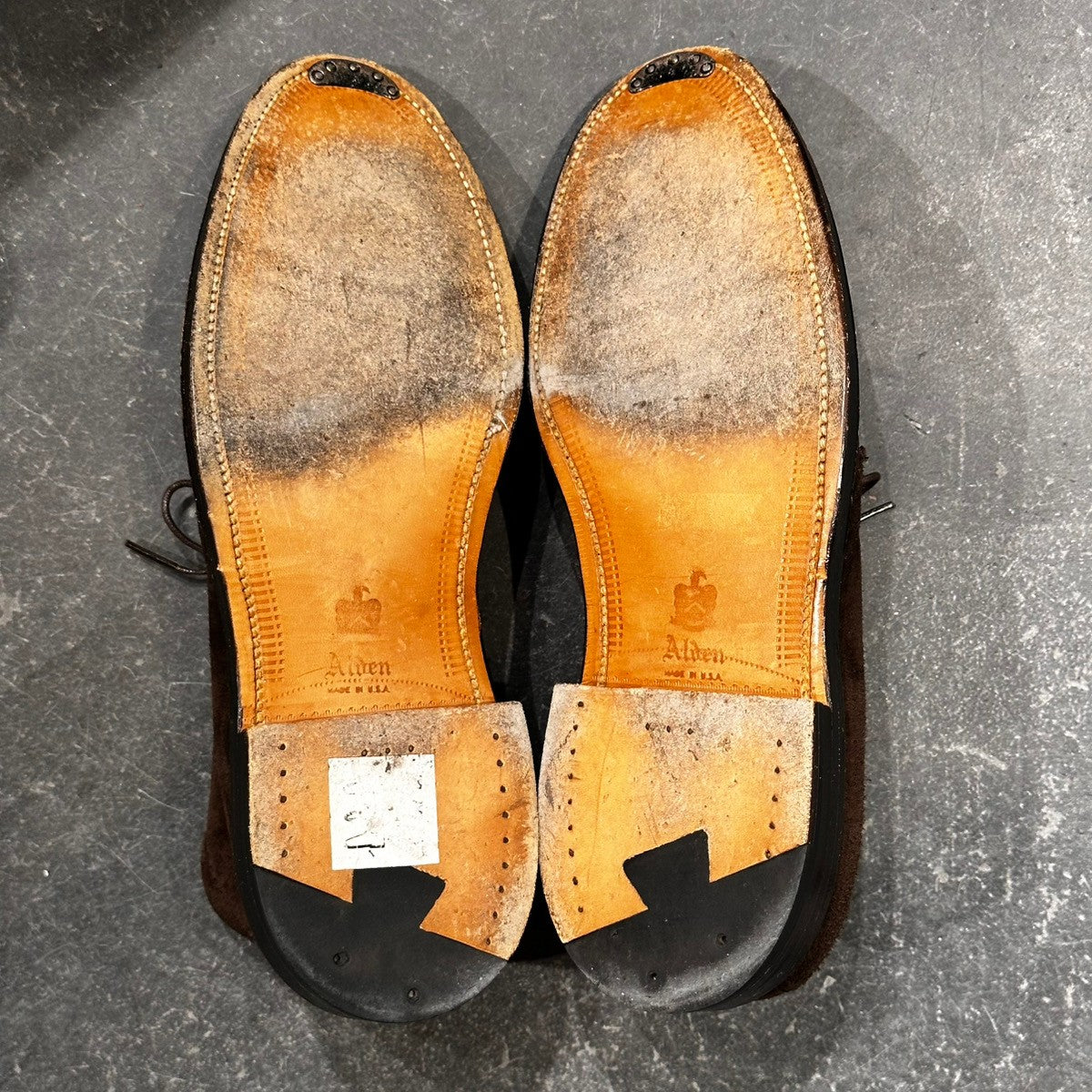 使用数回【ALDEN】オールデン 1479 チャッカブーツ バリーラスト ブラウン サイズ7.5 バリーラスト