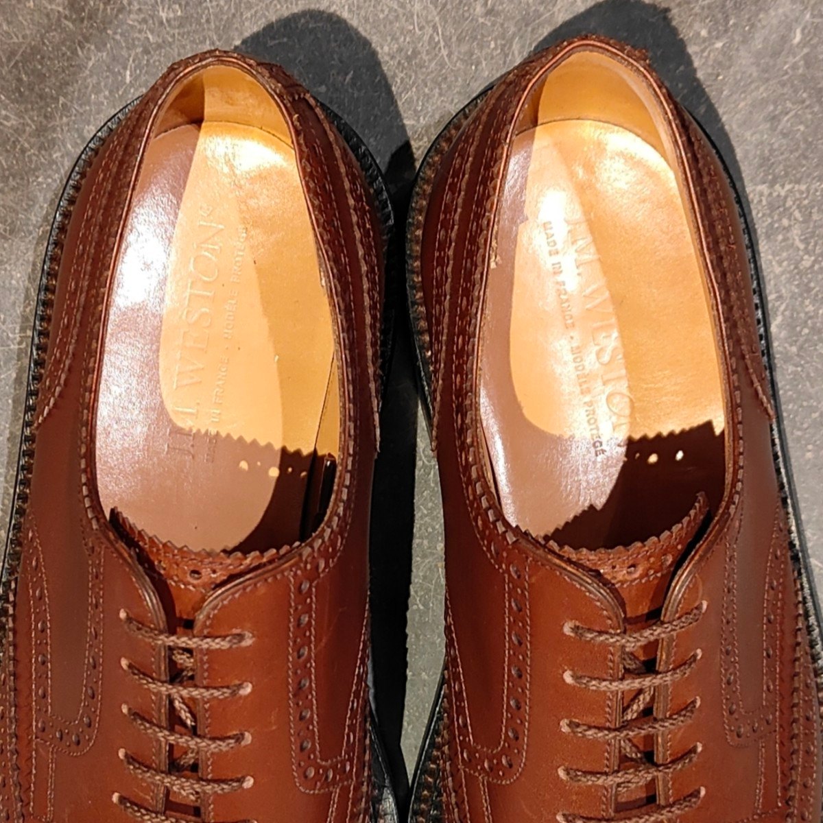 美品【J.M.WESTON】ジェイエムウエストン 590 トリプルソールダービー