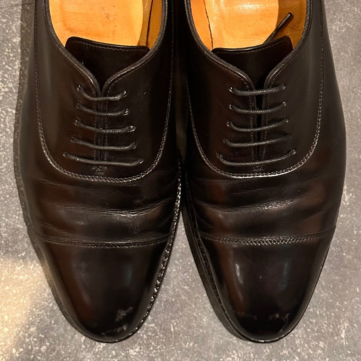 【JOHN LOBB】ジョンロブ スタッフォード ストレートチップ カーフ ブラック サイズUK6D 7000ラスト