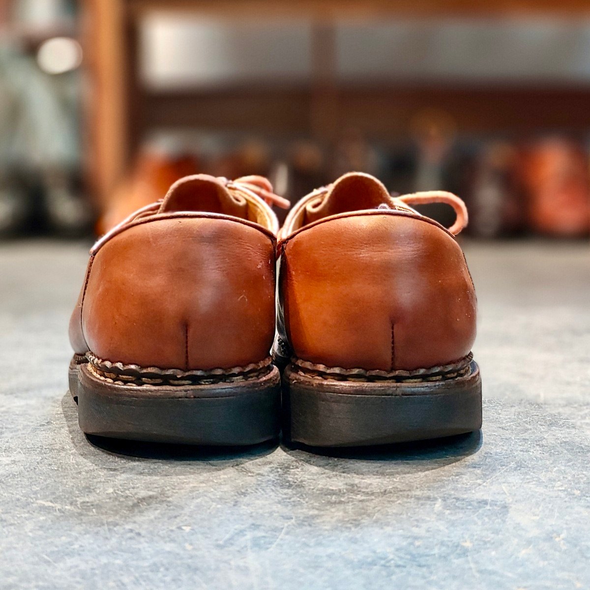 【Paraboot】パラブーツ ミカエル チロリアン リスレザー マロン サイズ41 参考定価￥94,600-