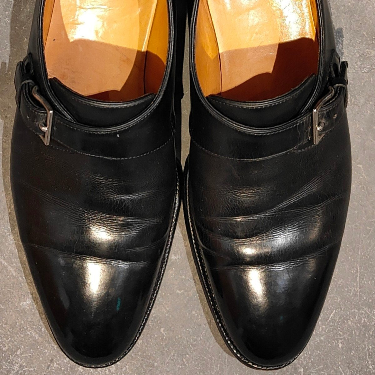 希少【JOHN LOBB】ジョンロブ マッタ MATTA シングルモンクストラップ カーフ ブラック サイズ UK9.5E 8695ラスト