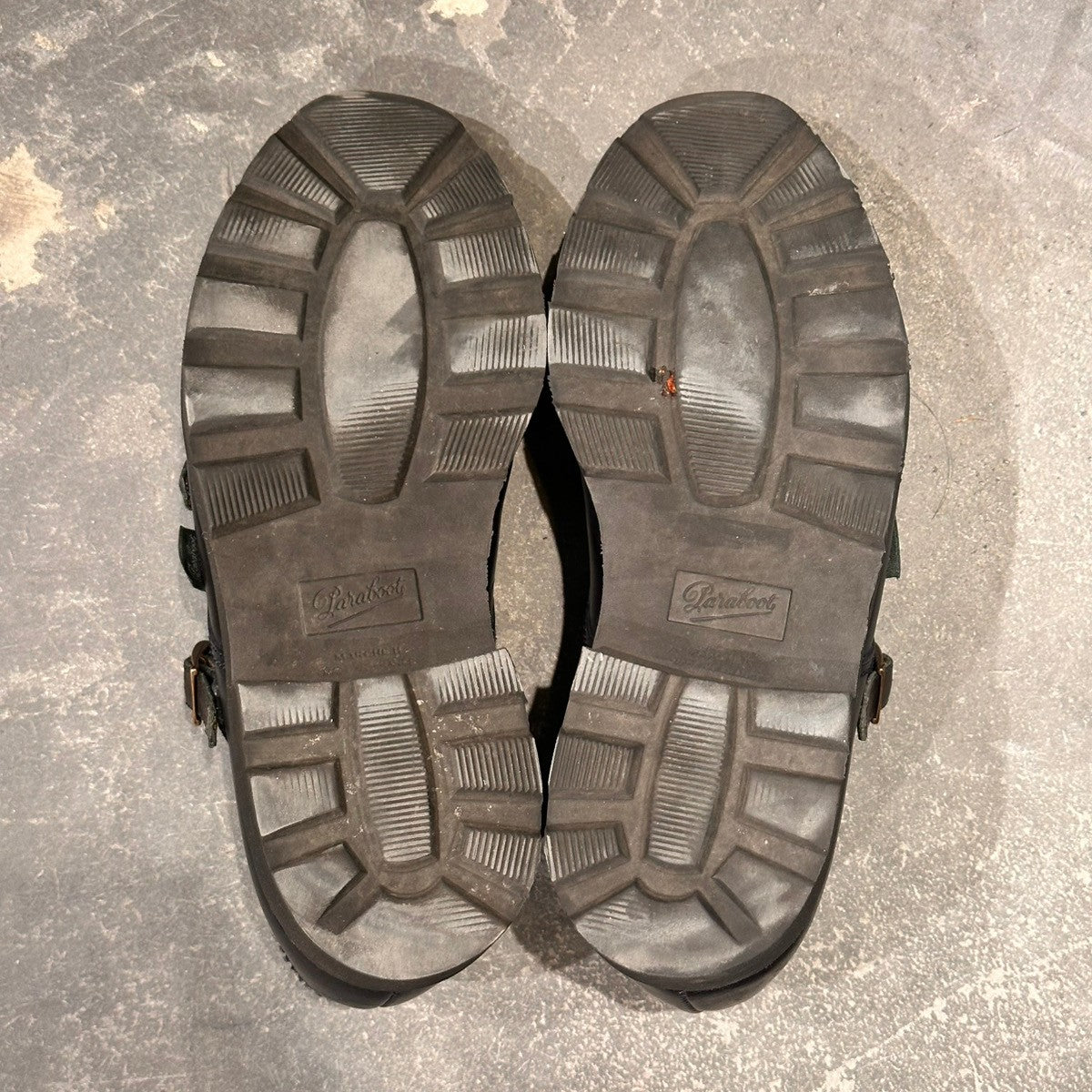 【PARABOOT】パラブーツ ウィリアム ダブルモンク カーフ ダークネイビー サイズUK7